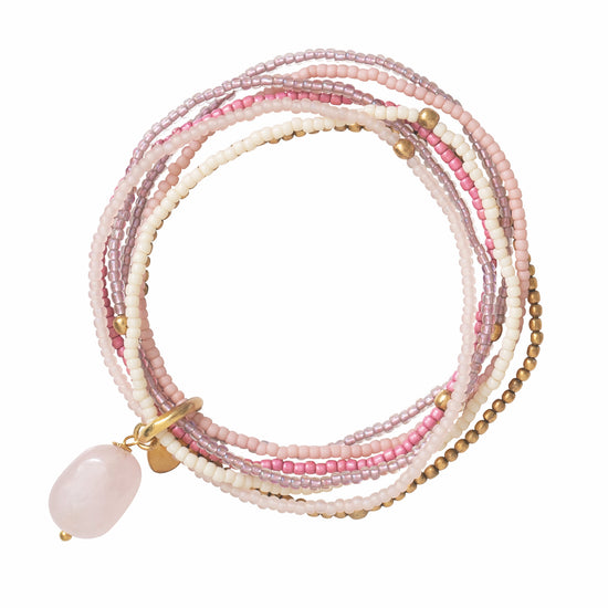 Armband Nirmala Rozenkwarts