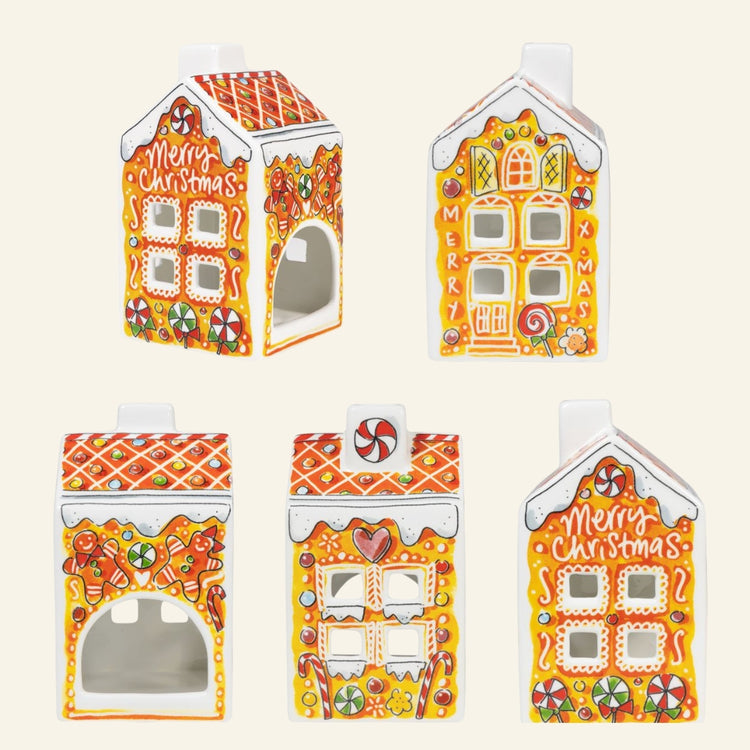 Kerst lichthuisje gingerbread - conceptstore Liefs uit Zierikzee