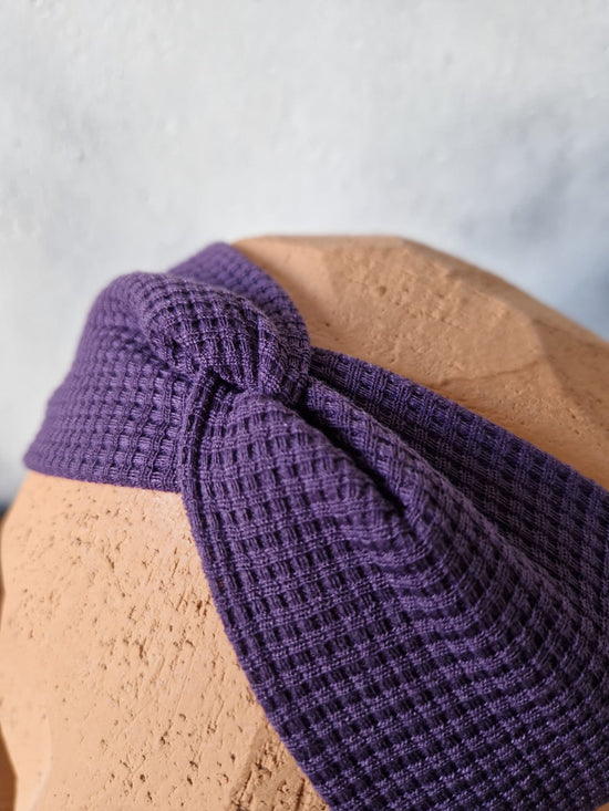 HAARBAND twisted paars