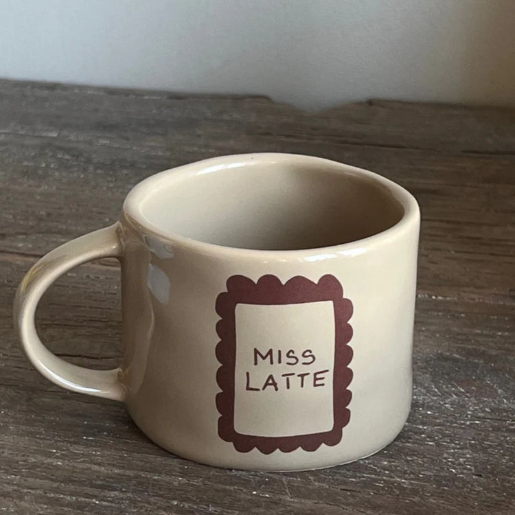 Beker miss latte - concepstore Liefs uit Zierikzee