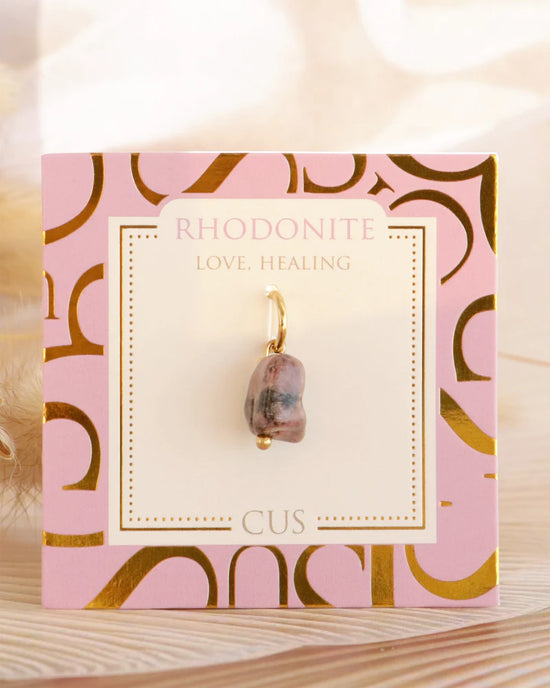 Ayla | Bedel Rhodonite gold