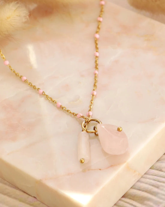 Neva | Ketting Light Pink gold