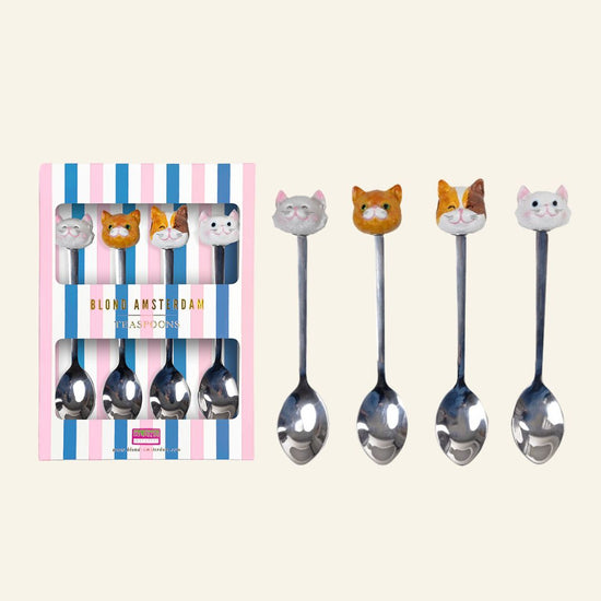 202176 teaspoon set cat - Liefs uit Zierikzee 