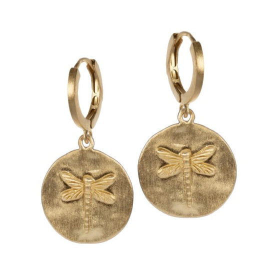 Oorbellen libelle rond