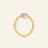 Amethist coin ring - Liefs uit Zierikzee 