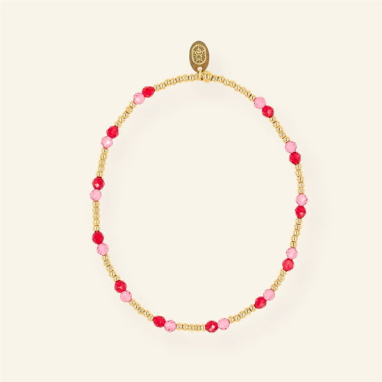Armband cherry pink - Liefs uit Zierikzee 