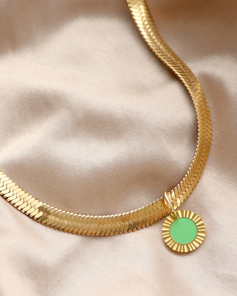 Bedel Kyra groen - stainless steel - conceptstore Liefs uit Zierikzee 