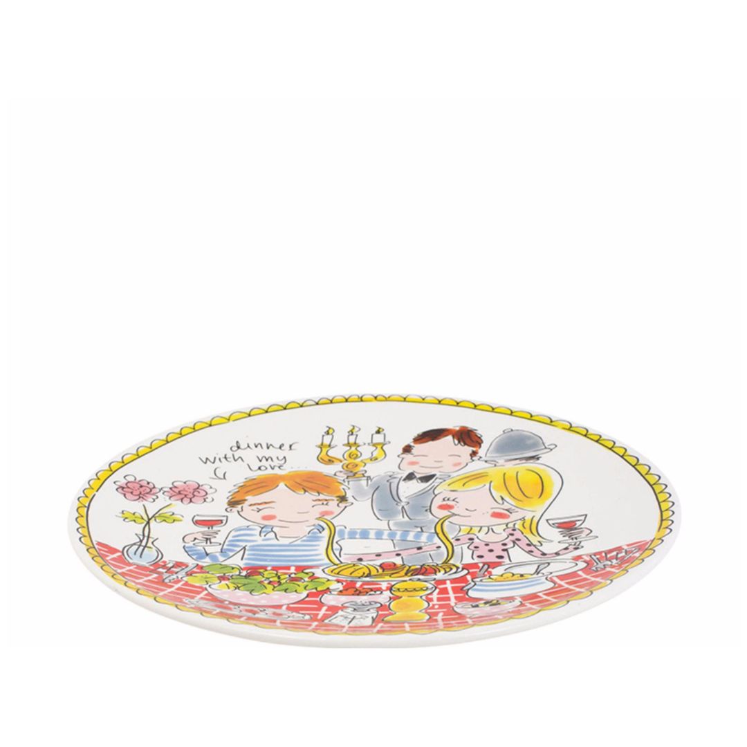 Blond Amsterdam Dinerbord  – "Diner with My Love" - conceptstore Liefs uit Zierikzee 