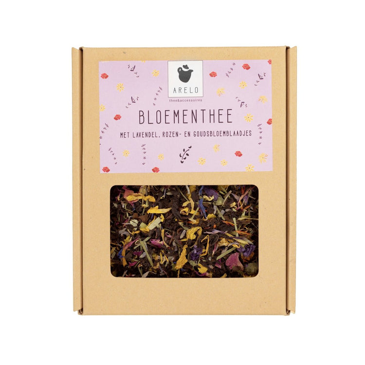 Doosje met bloementhee - conceptstore Liefs uit Zierikzee 