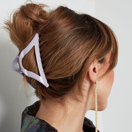 Haarklem triangel lila - conceptstore Liefs uit Zierikzee 