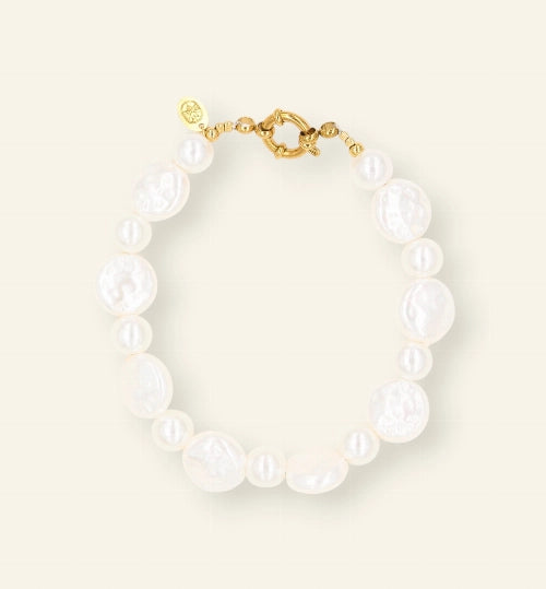 Armband ivory pearl - Liefs uit Zierikzee 