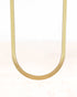 Ketting mira goud 5 mm - stainless steel - conceptstore Liefs uit Zierikzee
