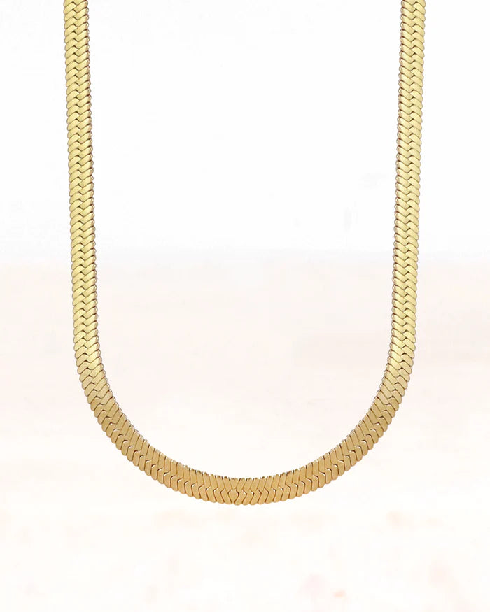 Ketting mira goud 5 mm - stainless steel - conceptstore Liefs uit Zierikzee
