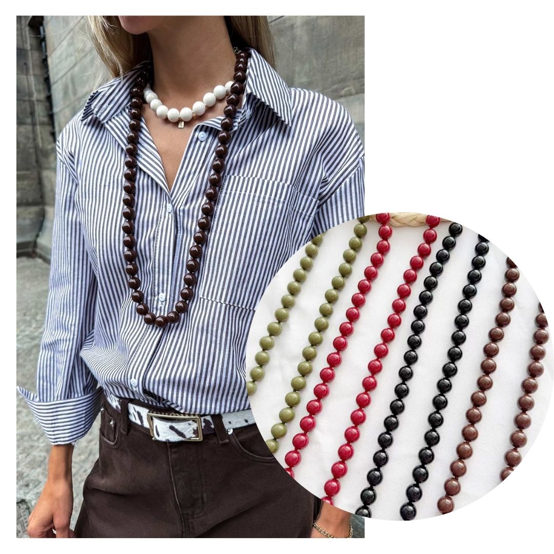 lange ketting van bruine kralen - conceptstore Liefs uit Zierikzee 