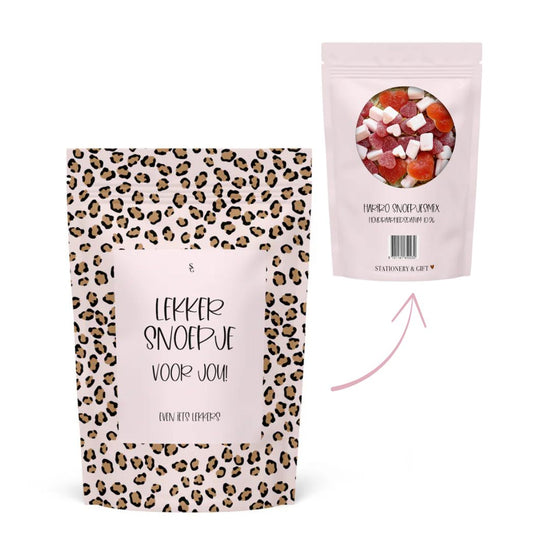 Mini snoepzak pink leopard - conceptstore Liefs uit Zierikzee 
