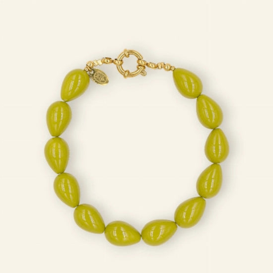 Olive treasure armband - Liefs uit Zierikzee 