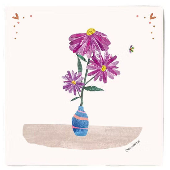 Tegeltje september aster