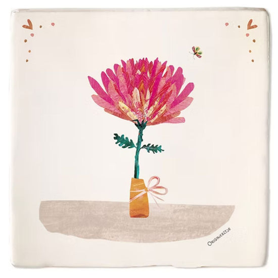 Tegeltje november chrysant