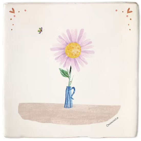 Tegeltje april  madeliefje