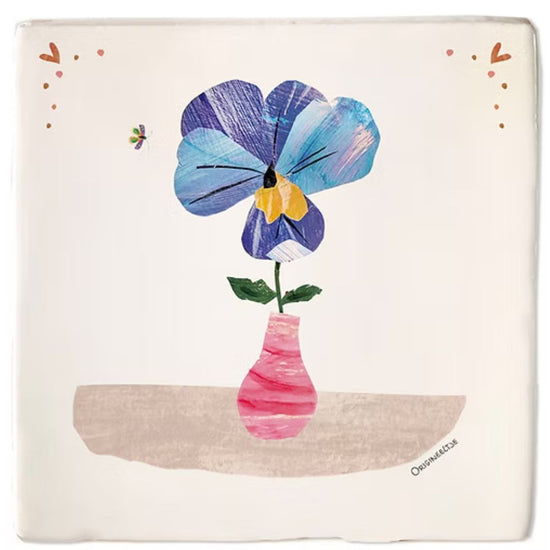 Tegeltje februari viooltje