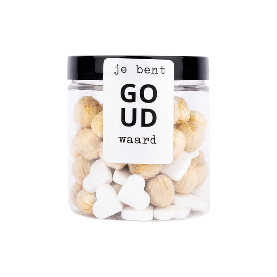 Snoeppotje goud waard