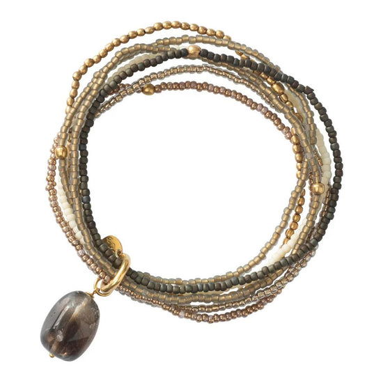 Armband nirmala smokey quartz