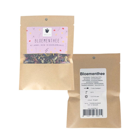 🌸 Bloementhee – 25g | Losse Thee met Lavendel & Bloemblaadjes