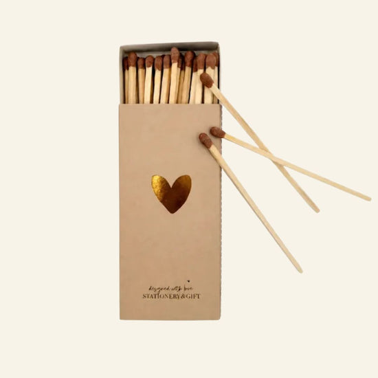Lucifers beige - goud hart