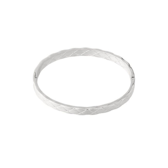 Armband met Diamantvormig Motief –  Zilver