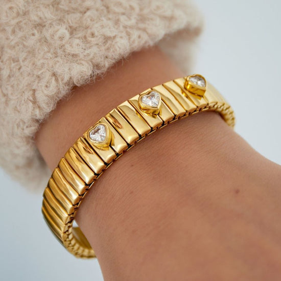 Triple Love Armband – Goud of Zilver – Stainless Steel