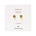 Oorbellen mini coin citrien - A Beautiful story - conceptstore Liefs uit Zierikzee 