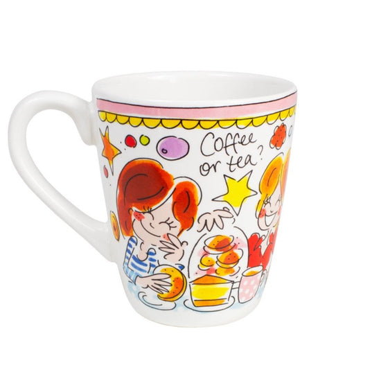 Roze Blond Amsterdam Beker uit de “Even Bijkletsen” Collectie – 0.35L - conceptstore Liefs uit Zierikzee 