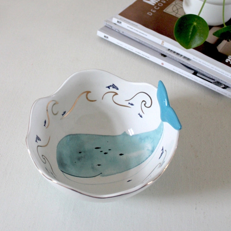 Schaal by the storm - walvis - House of DIsaster - conceptstore Liefs uit Zierikzee 