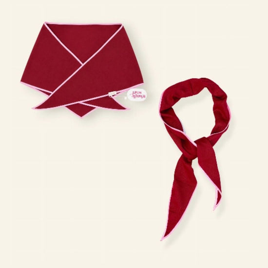 Sjaal burgundy bloom - Liefs uit ZIerikzee 