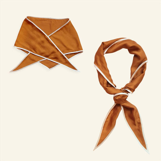 Sjaal caramel crème - Liefs uit Zierikzee 