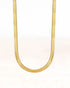 Stainless steel ketting mira goud 3mm - conceptstore Liefs uit Zierikzee 