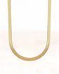 Stainless steel ketting mira goud 5 mm - conceptstore Liefs uit Zierikzee 