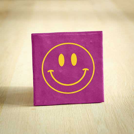 Tegeltje smile paars - conceptstore Liefs uit Zierikzee 