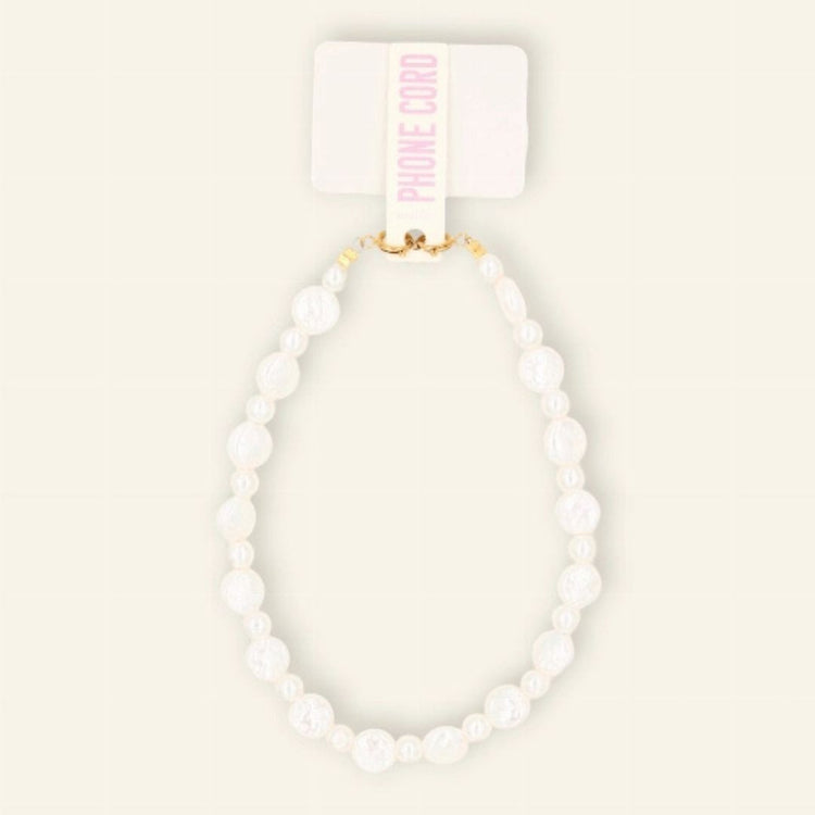 Telefoonkoord ivory pearl - Liefs uit Zierikzee