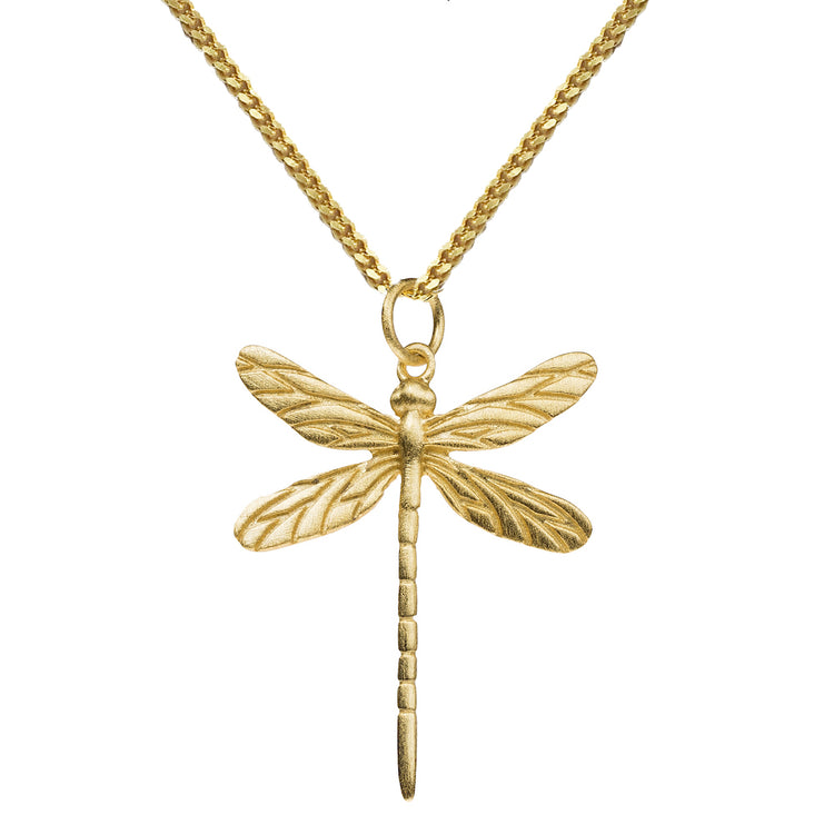 Vergulde ketting libelle - conceptstore Liefs uit Zierikzee 