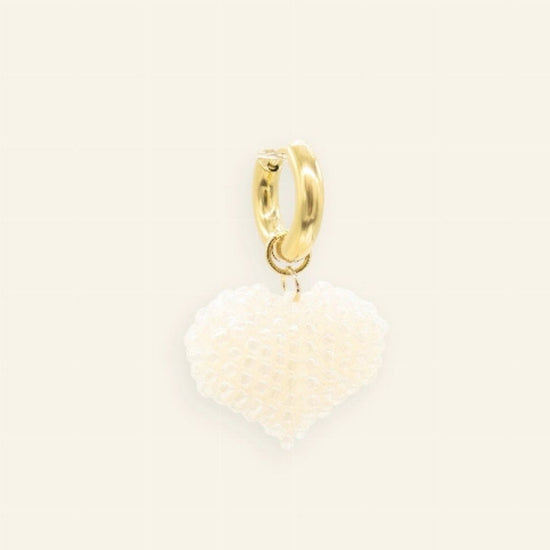 Beaded love oorbel - Liefs uit Zierikzee