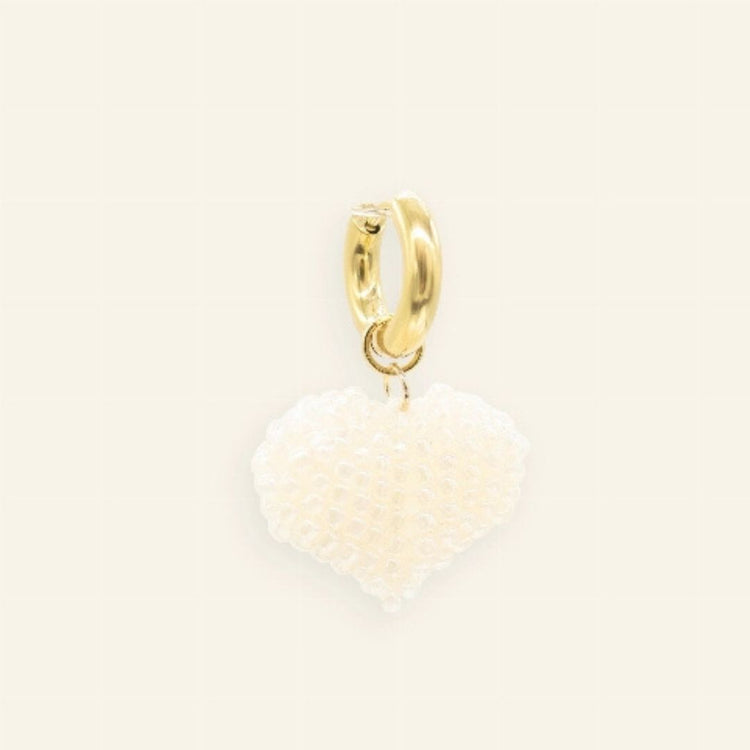 Beaded love oorbel - Liefs uit Zierikzee