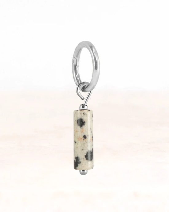 Gaia | Dalmatiner Stein Silber Charm