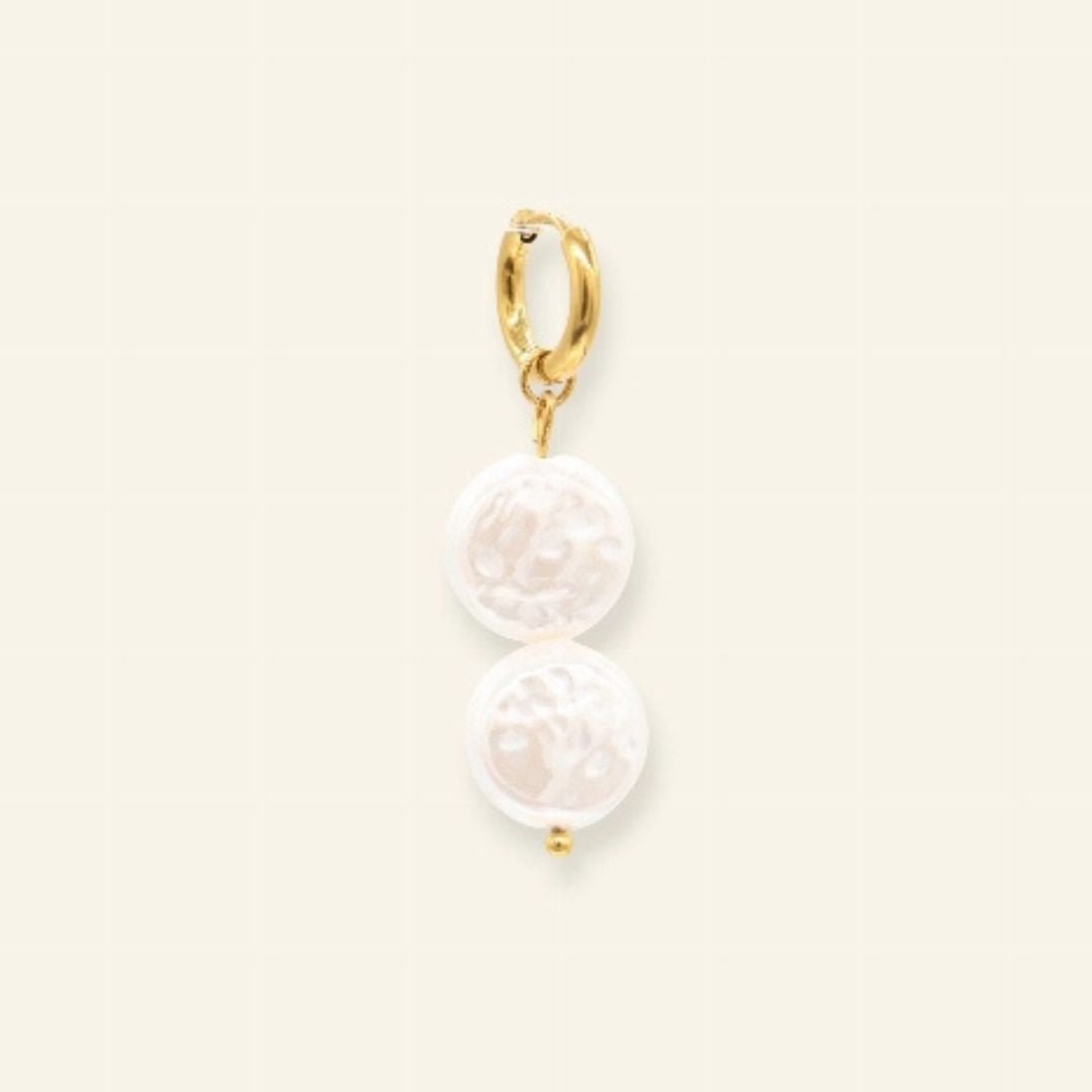 Ivory pearl oorbel - Liefs uit Zierikzee 
