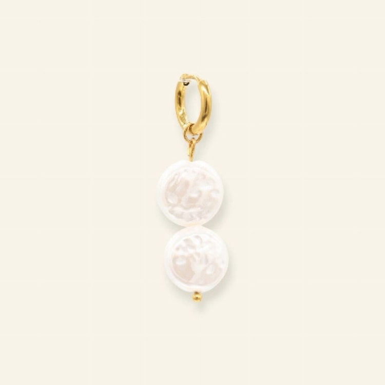 Ivory pearl oorbel - Liefs uit Zierikzee 