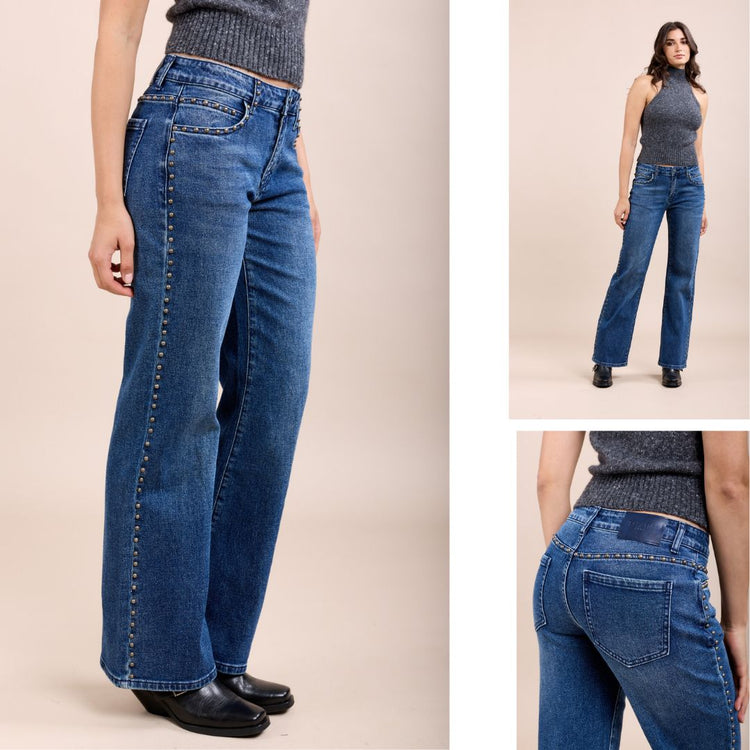 Jeans met studs  - conceptstore Liefs uit Zierikzee 