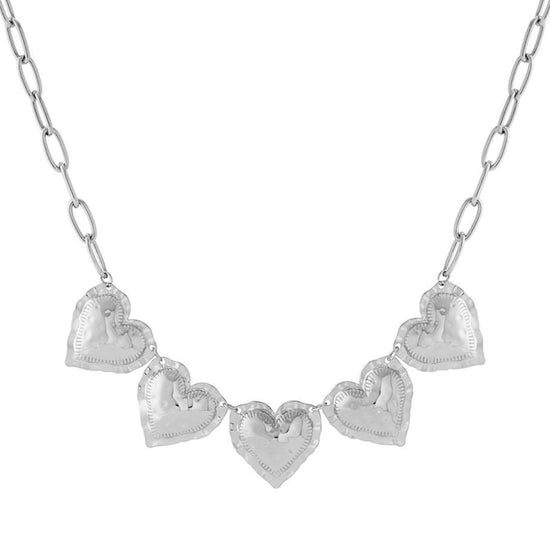 ketting 5 hartjes - conceptstore liefs uit zierikzee 