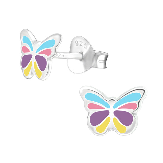 zilveren oorbellen vlinder