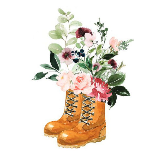 kaart flower boots
