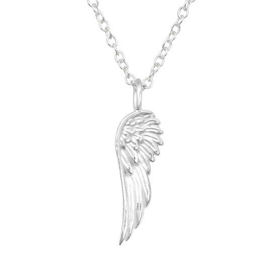 zilveren ketting engel